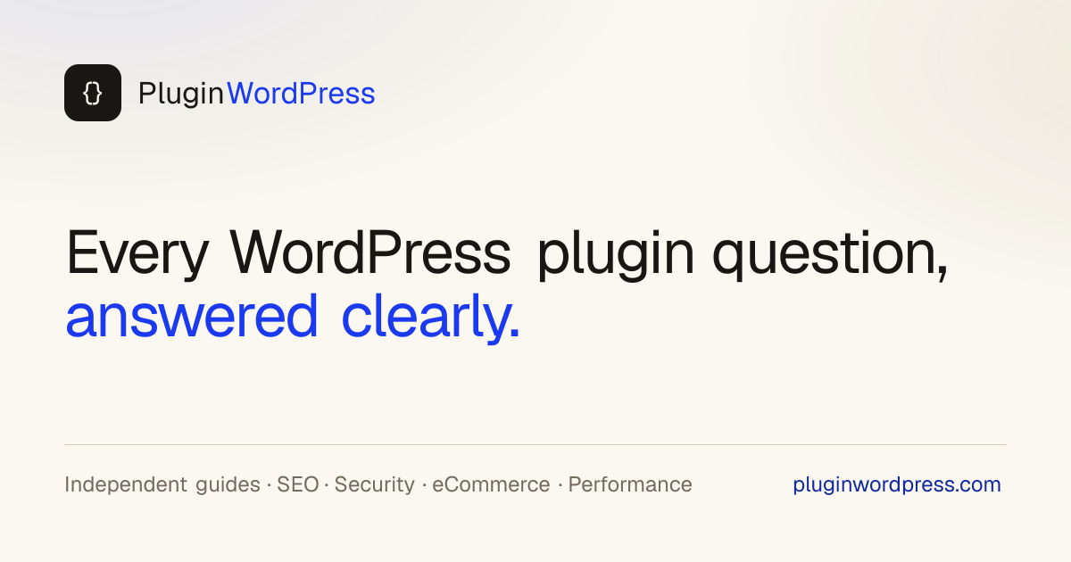 WordPress Plugin Not Working — Guide | PluginWordPress